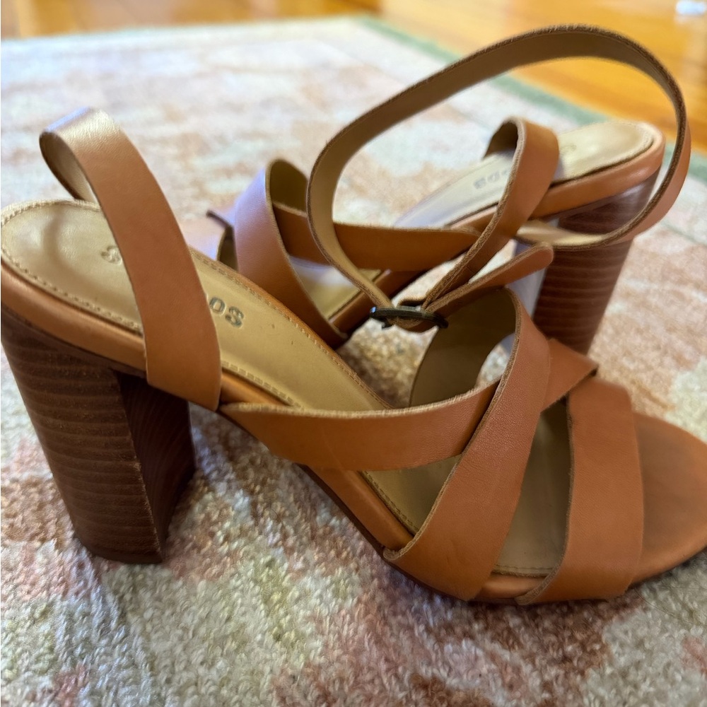 Soludos Women's Brown Strappy Heels - Picture 3 of 3